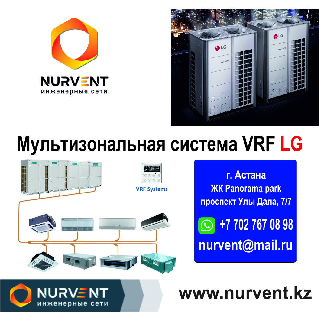 Мультизональная система VRF LG